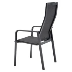 OUTLIV. Julia Stapelsessel Hoch Aluminium/Textilene Anthrazit/Coal -Outliv outliv julia stapelsessel hoch aluminium rope 1365609 4