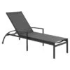 OUTLIV. Julia Gartenliege Aluminium/Textilene Anthrazit/Coal