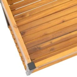 OUTLIV. Bern Hochbeet 90x45x90cm Stahl/Akazie Schwarz/Natur -Outliv outliv ko tao hochbeet 90x45x90cm stahl akazie 1343114 5