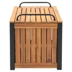 OUTLIV. Bern Gartenbox 60x45cm Stahl/Akazie Schwarz/Natur 2 OUTLIV. Bern Gartenbox 60x45cm Stahl/Akazie Schwarz/Natur -Outliv outliv ko tao kissenbox 60x45cm akazie 1343092 3