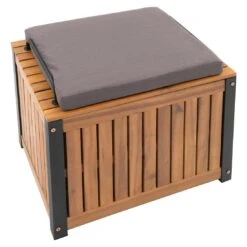 OUTLIV. Bern Gartenbox 60x45cm Stahl/Akazie Schwarz/Natur 3 OUTLIV. Bern Gartenbox 60x45cm Stahl/Akazie Schwarz/Natur -Outliv outliv ko tao kissenbox 60x45cm akazie 1343092 4