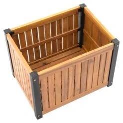 OUTLIV. Bern Gartenbox 60x45cm Stahl/Akazie Schwarz/Natur 4 OUTLIV. Bern Gartenbox 60x45cm Stahl/Akazie Schwarz/Natur -Outliv outliv ko tao kissenbox 60x45cm akazie 1343092 5