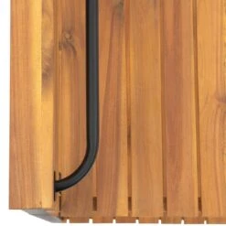 OUTLIV. Bern Pflanztisch 80x50x110cm Stahl/Akazie Schwarz/Natur -Outliv outliv ko tao pflanztisch 80x50x110cm stahl akazie 1343125 7