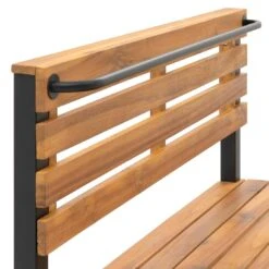 OUTLIV. Bern Pflanztisch 80x50x110cm Stahl/Akazie Schwarz/Natur -Outliv outliv ko tao pflanztisch 80x50x110cm stahl akazie 1343125 9