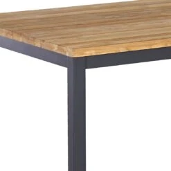 OUTLIV. Kobe Gartenmöbel-Set 3-tlg. Tisch 180x90cm Anthrazit/Natur -Outliv outliv kobe gartenmoebel set 3 tlg tisch 180x90cm 1495838 5