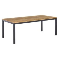 OUTLIV. Kobe Gartenmöbel-Set 3-tlg. Tisch 220x100cm Anthrazit/Natur -Outliv outliv kobe gartenmoebel set 3 tlg tisch 220x100cm 1495849 3