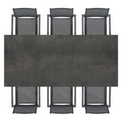 OUTLIV. Kobe Gartenmöbel-Set 7-tlg. Tisch 220x100cm Anthrazit/Zement Dunkel 3 OUTLIV. Kobe Gartenmöbel-Set 7-tlg. Tisch 220x100cm Anthrazit/Zement Dunkel -Outliv outliv kobe gartenmoebel set 7 tlg tisch 220x100cm 1495024 4