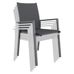 OUTLIV. Kobe Gartenmöbelset 5-tlg.Tisch 160x90cm Anthrazit Anthrazit -Outliv outliv kobe gartenmoebelset 5 tlg tisch 160x90cm anthrazit 1423601 7