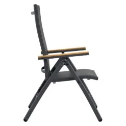 OUTLIV. Kobe Klappsessel Aluminium/Textilene Anthrazit -Outliv outliv kobe klappsessel aluminium textilene 1340793 3