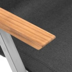 OUTLIV. Kreta Klappsessel Edelstahl/Textilene Silber/Coal -Outliv outliv kreta klappsessel edelstahl rope 1365950 7