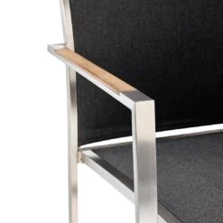 OUTLIV. Kreta Hochlehner Edelstahl/Textilene Silber/Coal -Outliv outliv kreta stapelsessel 133 hoch edelstahl rope 1365917 4