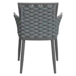 OUTLIV. Leon Diningsessel Aluminium/Rope/Olefin Anthrazit/Anthrazit-Blau-Meliert -Outliv outliv leon diningsessel aluminium rope acryl anthrazit anthrazit blau meliert 1171943 5