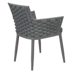 OUTLIV. Leon Diningsessel Aluminium/Rope/Olefin Anthrazit/Anthrazit-Blau-Meliert -Outliv outliv leon diningsessel aluminium rope acryl anthrazit anthrazit blau meliert 1171943 6