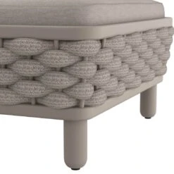 OUTLIV. Leon Gartenliege Aluminium/Rope/Olefin Beige -Outliv outliv leon gartenliege aluminium rope polster grau beige 1100729 10