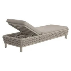OUTLIV. Leon Gartenliege Aluminium/Rope/Olefin Beige -Outliv outliv leon gartenliege aluminium rope polster grau beige 1100729 7