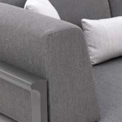 OUTLIV. Leonie Ecklounge 5-tlg. Aluminium/Polyacryl Anthrazit -Outliv outliv leonie loungeecke 5 tlg aluminium polster 1415725 12