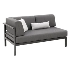 OUTLIV. Leonie Ecklounge 5-tlg. Aluminium/Polyacryl Anthrazit -Outliv outliv leonie loungeecke 5 tlg aluminium polster 1415725 4