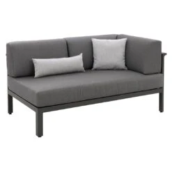 OUTLIV. Leonie Ecklounge 5-tlg. Aluminium/Polyacryl Anthrazit -Outliv outliv leonie loungeecke 5 tlg aluminium polster 1415725 8
