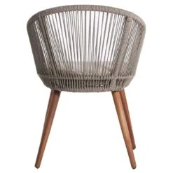 OUTLIV. Lille Gartensessel Akazie/Rope Akazie Geölt/Taupe -Outliv outliv lille diningsessel akazie rope akazie geolt olive 1081083 4