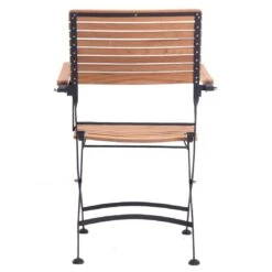 OUTLIV. Lindau Biergartensessel Stahl/Teak Schwarz/Teak -Outliv outliv lindau biergartenklappsessel stahl teak schwarz teak 1081116 4