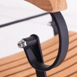 OUTLIV. Lindau Biergartensessel Stahl/Teak Schwarz/Teak -Outliv outliv lindau biergartenklappsessel stahl teak schwarz teak 1081116 6