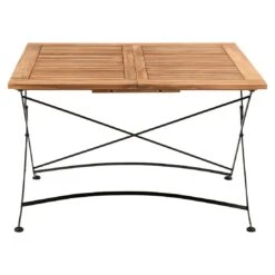 OUTLIV. Lindau Klapptisch 110/150x90x75 Cm Stahl/Teak Dunkelgrau -Outliv outliv lindau klapptisch 110 150x90x75 cm stahl teak 1346161 7