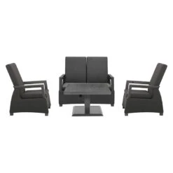 OUTLIV. By Detlef Steves Malaga Loungebank Aluminium/Sunbrella Anthrazit/Sooty -Outliv outliv malaga loungebank aluminium sunbrella 1424041 7