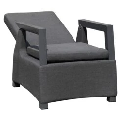 OUTLIV. By Detlef Steves Malaga Loungesessel Aluminium/Sunbrella Anthrazit/Sooty -Outliv outliv malaga loungesessel aluminium sunbrella 1423997 4