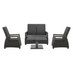 OUTLIV. By Detlef Steves Malaga Loungesessel Aluminium/Sunbrella Anthrazit/Sooty -Outliv outliv malaga loungesessel aluminium sunbrella 1423997 8