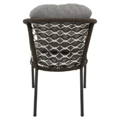 OUTLIV. Mali Gartensessel Aluminium/Rope Anthrazit/Dunkelgrau-Weiß -Outliv outliv mali diningsessel aluminium rope 1353399 4