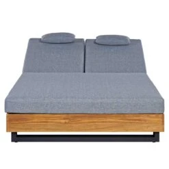 OUTLIV. Madrid Doppelliege Teak Recycelt/Olefin Teak Recycelt/Grau -Outliv outliv marando doppelliege teak recycelt polster 1346799 3