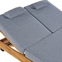 OUTLIV. Madrid Doppelliege Teak Recycelt/Olefin Teak Recycelt/Grau -Outliv outliv marando doppelliege teak recycelt polster 1346799 7