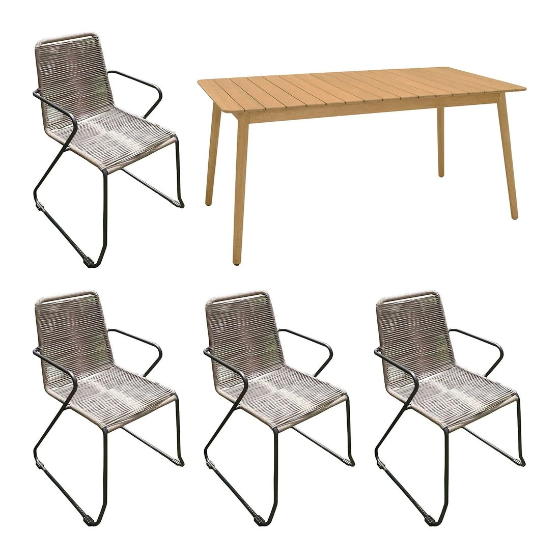 OUTLIV. Maranello School/Nassau Gartenmöbel-Set Taupe/Teak-Look OUTLIV. Maranello School/Nassau Gartenmöbel-Set Taupe/Teak-Look -Outliv outliv maranello school nassau gartenmoebel set 1441025 1