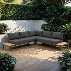 OUTLIV. Merida Ecklounge Aluminium/Polyester Anthrazit