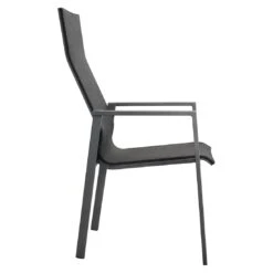 OUTLIV. Mia Stapelsessel Hoch Aluminium/Textilene Anthrazit/Coal -Outliv outliv mia stapelsessel hoch aluminium rope 1365664 3