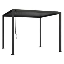 OUTLIV. Mira Gartenpergola 300x300cm Aluminium/Stahl Anthrazit -Outliv outliv mira pavillon 300x300cm aluminium stahl anthrazit 1239373 3