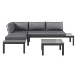 OUTLIV. Morsum Modulare Ecklounge Aluminium/Spunpoly Silber/Grau -Outliv outliv morsum modulare lounge aluminium spupoly silber grau 1228736 5
