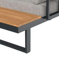 OUTLIV. Naxos Ecklounge Aluminium/Kunstfaser Dunkelgrau/Natur 10 OUTLIV. Naxos Ecklounge Aluminium/Kunstfaser Dunkelgrau/Natur -Outliv outliv naxos loungeecke aluminium akazie inkl kissen 1427385 11