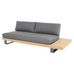 OUTLIV. New York Ecklounge Aluminium/Olefin Teak Natur -Outliv outliv new york lounge corner set alu teak natur teak natur 1267434 4