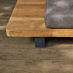 OUTLIV. New York Ecklounge Aluminium/Olefin Teak Natur -Outliv outliv new york lounge corner set alu teak natur teak natur 1267434 7