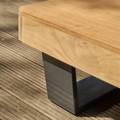 OUTLIV. New York Ecklounge Aluminium/Olefin Teak Natur -Outliv outliv new york lounge corner set alu teak natur teak natur 1267434 8