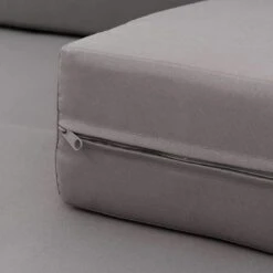 OUTLIV. Odense Loungeset 4-tlg. Akazie/Polyester Teak Look/Hellgrau -Outliv outliv odense sofagruppe 4 tlg akazie polyester teak look hellgrau 1241397 13