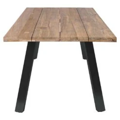 OUTLIV. Ohio Gartentisch 200x100cm Edelstahl/Teak Recycelt Charcoal/Teak Recycelt -Outliv outliv ohio gartentisch 200x100cm edelstahl teak recycelt 1347294 3 1