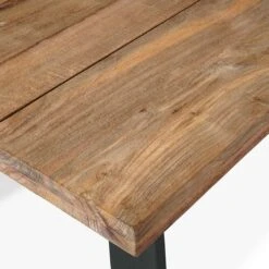 OUTLIV. Ohio Gartentisch 200x100cm Edelstahl/Teak Recycelt Charcoal/Teak Recycelt -Outliv outliv ohio gartentisch 200x100cm edelstahl teak recycelt 1347294 4 1