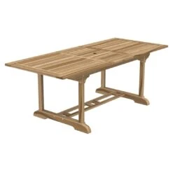 OUTLIV. Ontario Ausziehtisch 160/210x90 Cm ECO-Teak Natur -Outliv outliv ontario ausziehtisch 160 210x90cm eco teak 4
