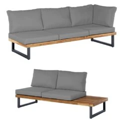 OUTLIV. Orleans Ecklounge Stahl/Suntex Anthrazit/Hellgrau -Outliv outliv oreo loungeecke stahl suntech anthrazit grau 1323061 3