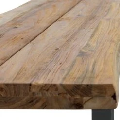 OUTLIV. Orlando Gartenbank 200cm Edelstahl/Teak Recycelt Charcoal/Teak Recycelt -Outliv outliv orlando 4 sitzerbank 200cm aluminium teak recycelt 1346953 5