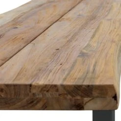 OUTLIV. Orlando Gartenbank 240cm Edelstahl/Teak Recycelt Charcoal/Teak Recycelt -Outliv outliv orlando 4 sitzerbank 240cm aluminium teak recycelt 1346964 5 1