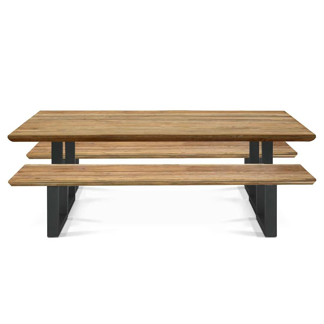 OUTLIV. Orlando Gartenmöbelset 3-tlg. Tisch 160x90cm Edelstahl/Teak Recycelt Charcoal/Teak Recycelt OUTLIV. Orlando Gartenmöbelset 3-tlg. Tisch 160x90cm Edelstahl/Teak Recycelt Charcoal/Teak Recycelt -Outliv outliv orlando gartenmoebelset 3 tlg tisch 160x90cm edelstahl teak recycelt 1407904 1