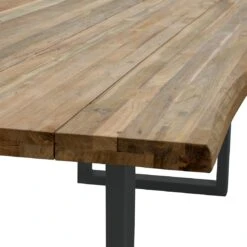 OUTLIV. Orlando Gartentisch 200x100cm Edelstahl/Teak Recycelt Charcoal/Teak Recycelt -Outliv outliv orlando gartentisch 200x100cm edelstahl teak recycelt 1346909 4